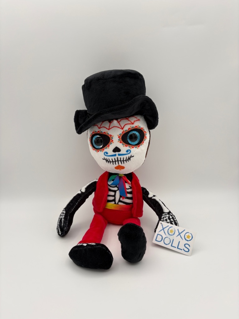 Wishpets XOXO Dolls Mateo Skeleton Plush 16" Day of the Dead